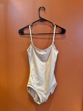 Capezio Tan Nude Dance Bodysuit with Scoop Neck